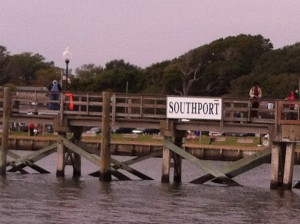 We arrived in Soupthport about 2:30 Thursday afternoon