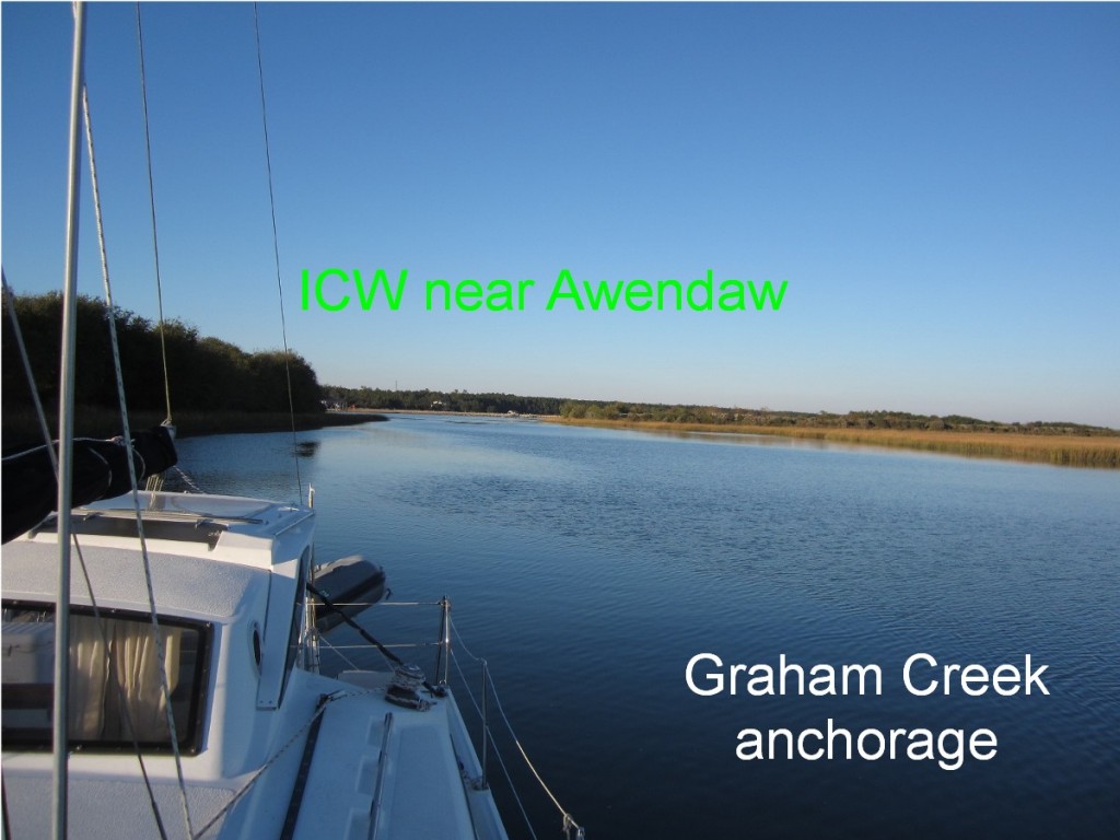 Graham Creek anchorage