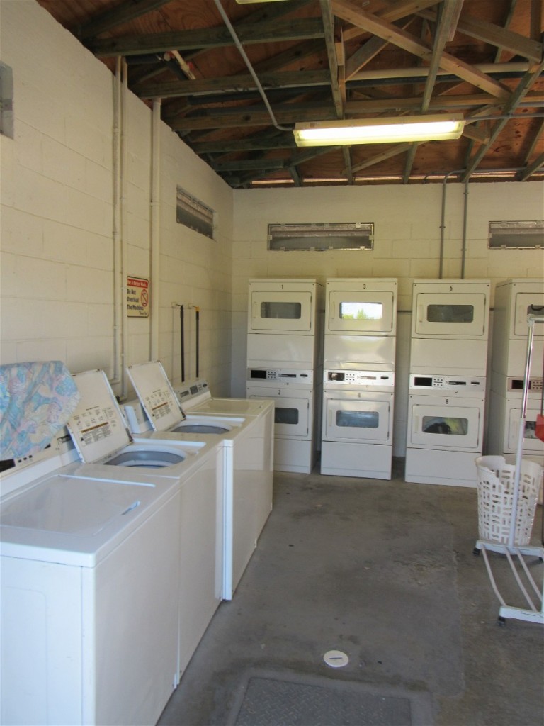 To keep the laundry reserved for Boot Key boaters, the machines only work on electronic cards issued to those paying to be on location