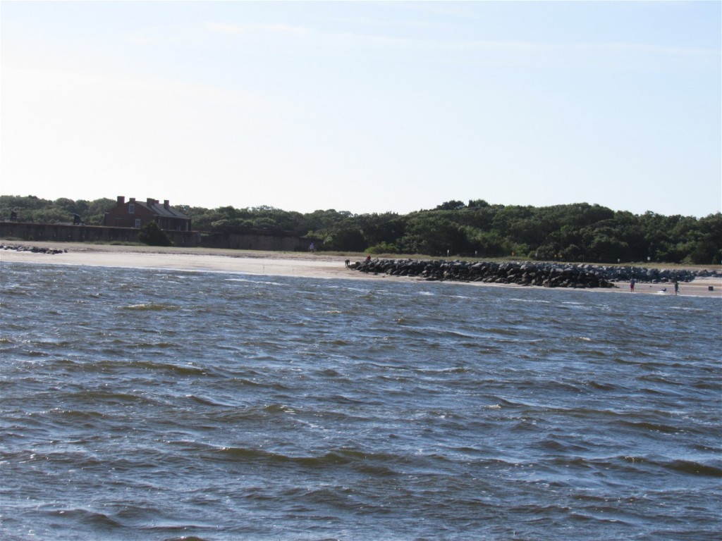 The inlet begins near Fort Clinch