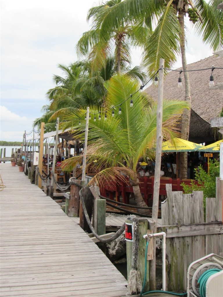 Gilbert's dock next to restaurant