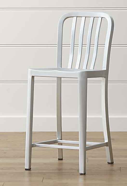 Aluminum stool might work as alternative to wood ??